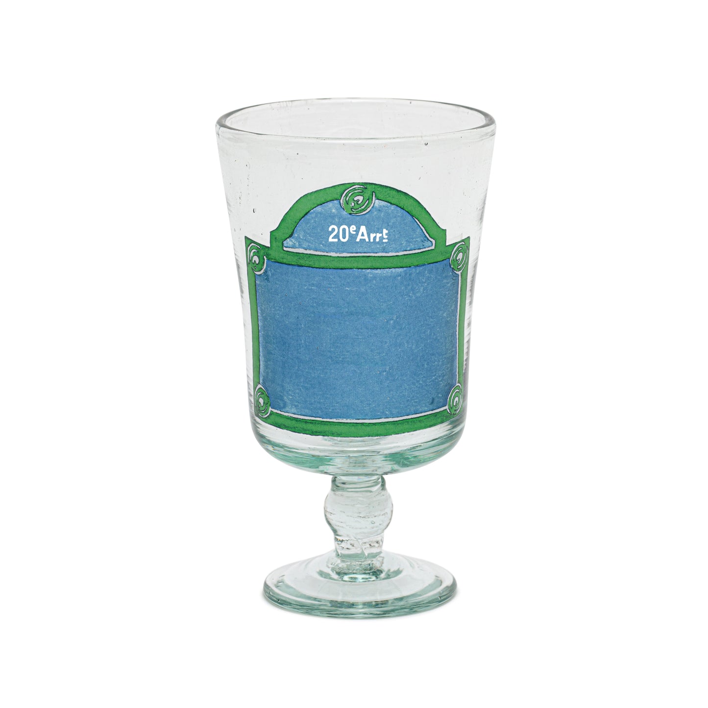 手描きのワイングラス | 写真花の冠: 幸福