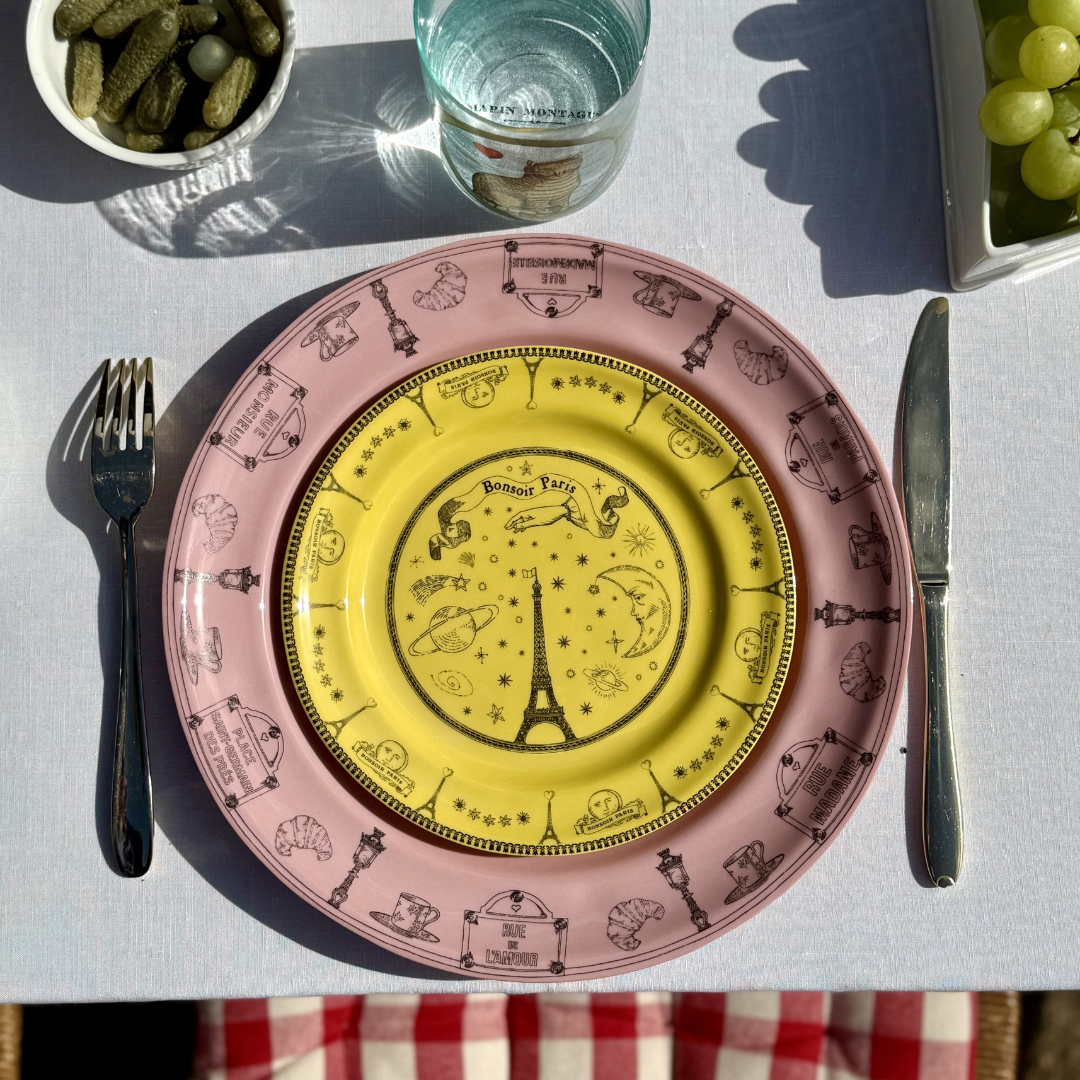 Petite Assiette Parlante | BONSOIR PARIS JAUNE