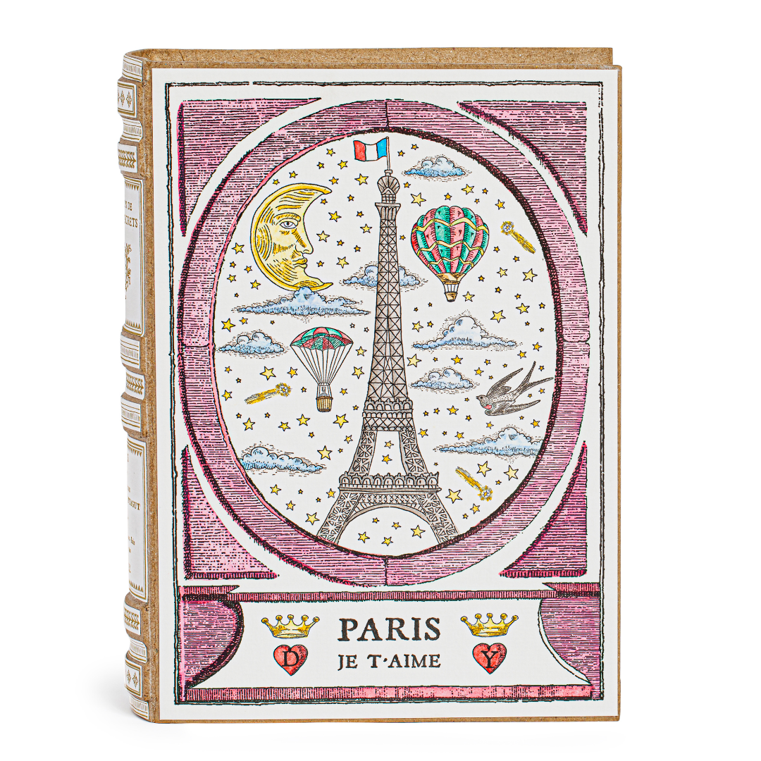 Livre à Secrets Personnalisé | PARIS JE T'AIME ROSE