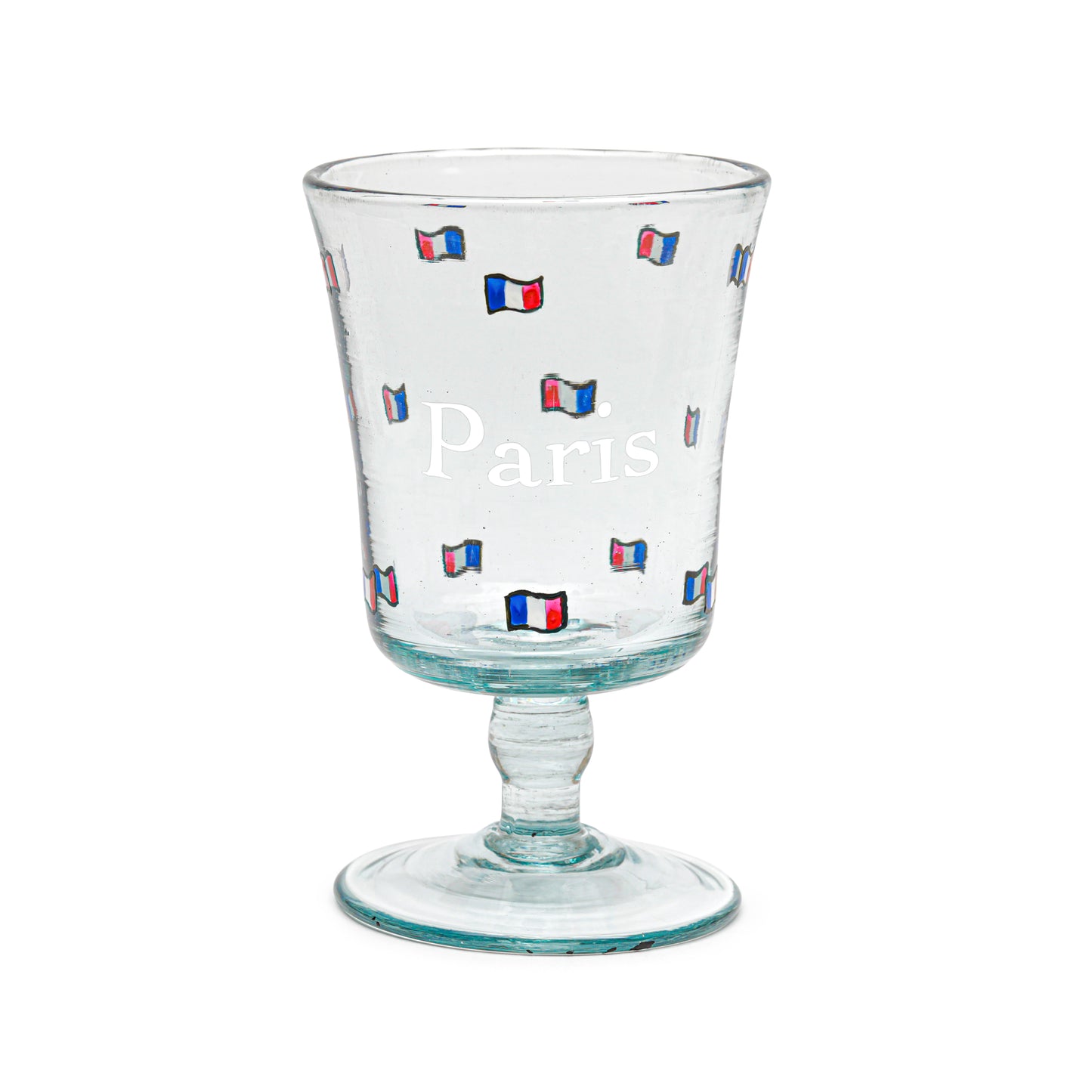 Hand-painted wine glass | ALL IN FLAGS: PARIS