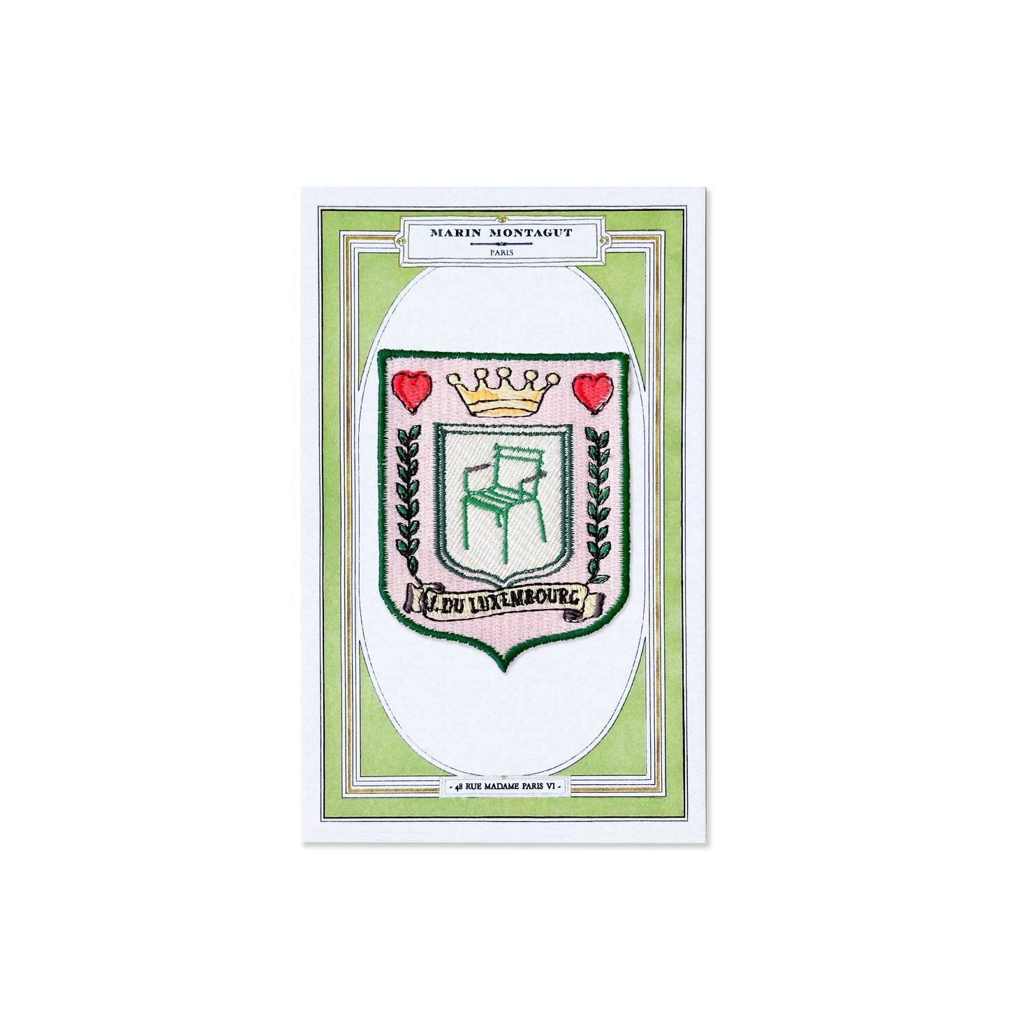 Écusson | CHAISE DU LUXEMBOURG ROSE