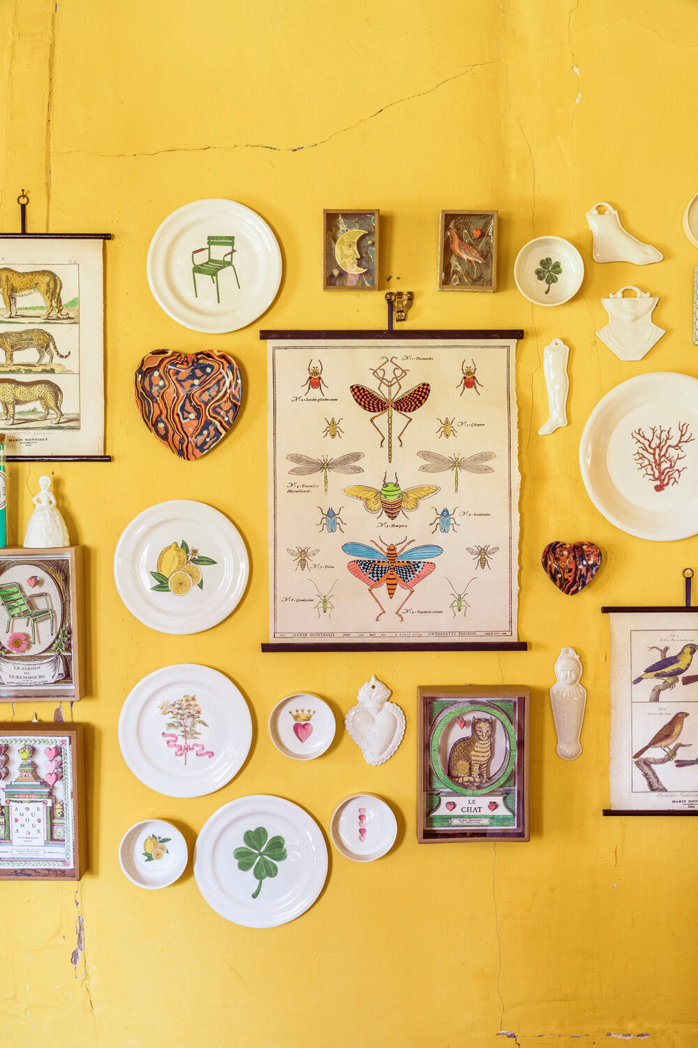 작은 접시 | 룩셈부르크 정원의 오렌지 나무