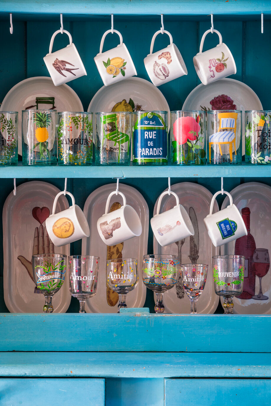 Hand painted glass | LOVE