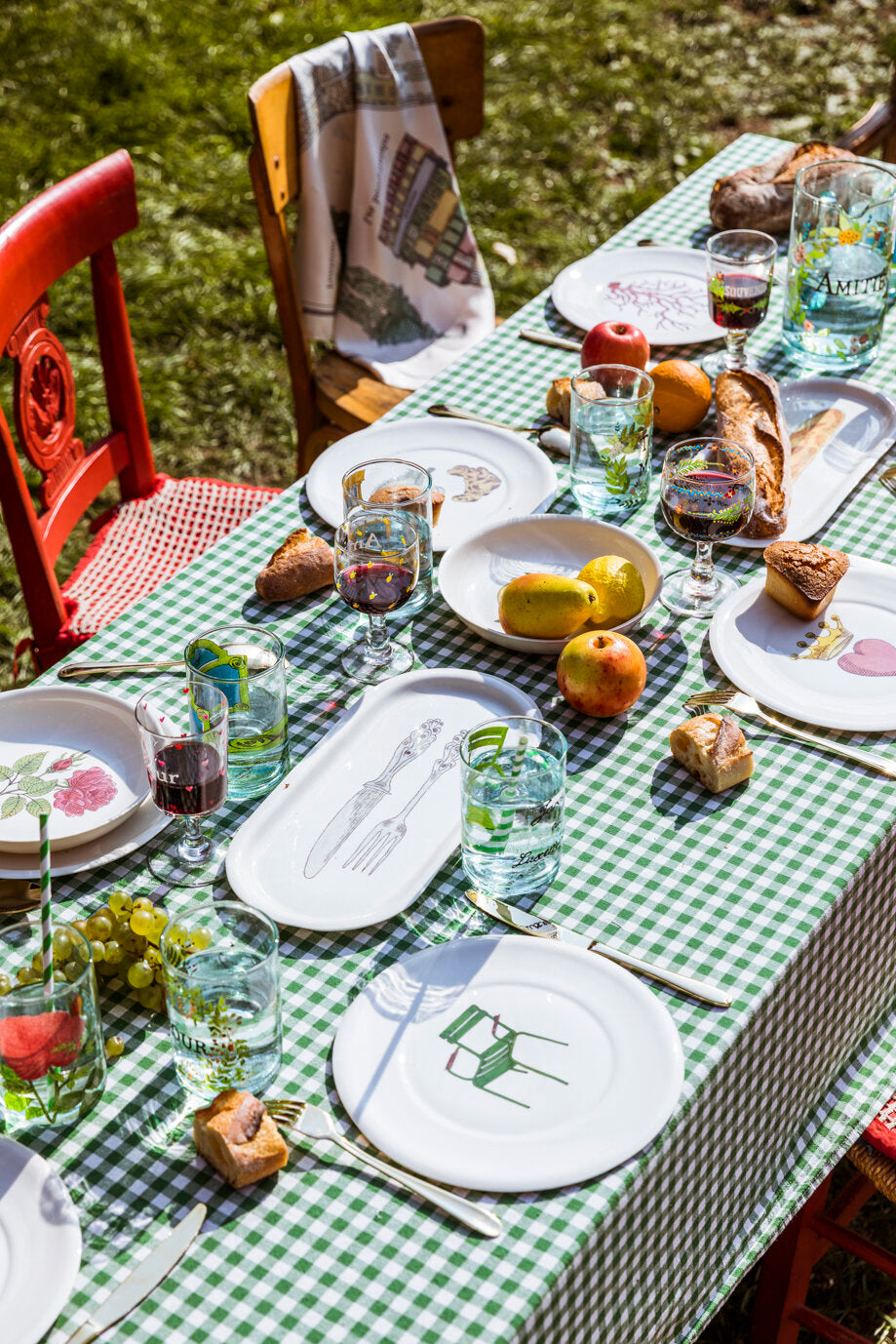 Assiette à dessert | COURONNE LAURIER MAIN CHANCE