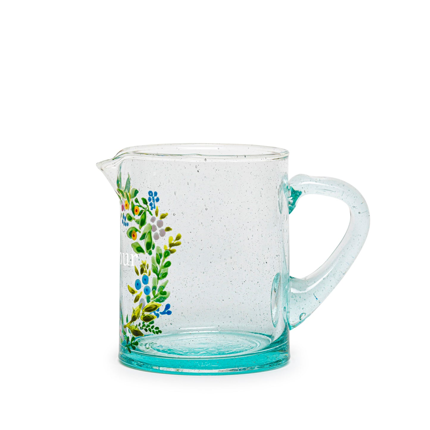 Small hand painted jug | CROWN OF FLOWERS: LOVE