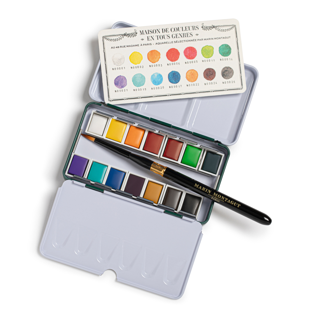 PETITE PALETTE D'AQUARELLE | MARIN MONTAGUT | VERTE