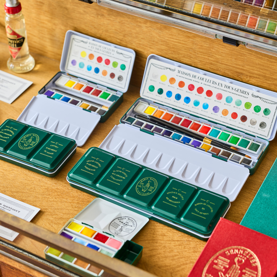 PETITE PALETTE D'AQUARELLE | MARIN MONTAGUT | VERTE