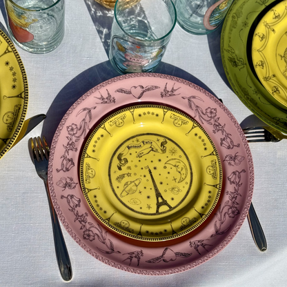 Assiette Parlante | LA MAISON DU BONHEUR ROSE