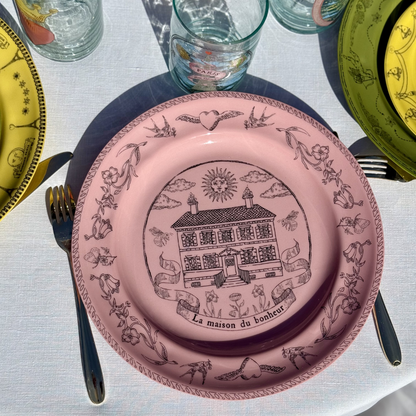 Petite Assiette Parlante | LA MAISON DU BONHEUR ROSE