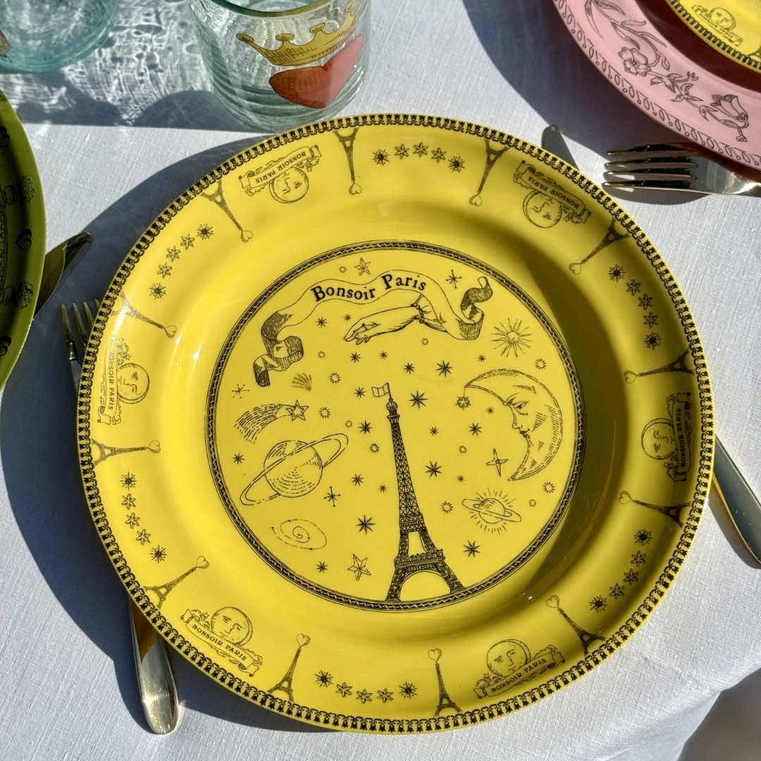 Assiette Parlante | BONSOIR PARIS JAUNE