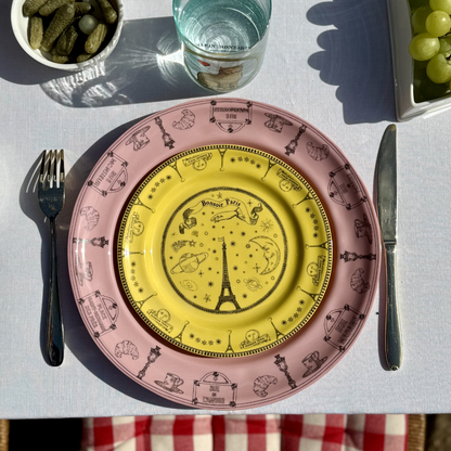 Petite Assiette Parlante | BONSOIR PARIS JAUNE