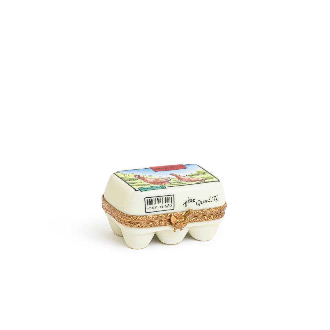 Limoges Egg Boxes | The box of 6 French eggs