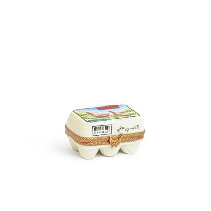 Limoges Egg Boxes | The box of 6 French eggs