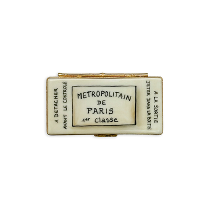 Boxes of Limoges | The 1900 Metro Ticket