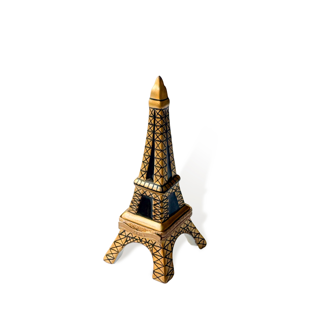 Limoges boxes | The golden Eiffel Tower
