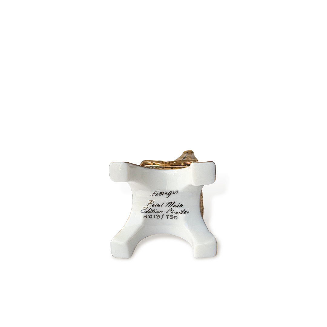 Limoges boxes | The golden Eiffel Tower