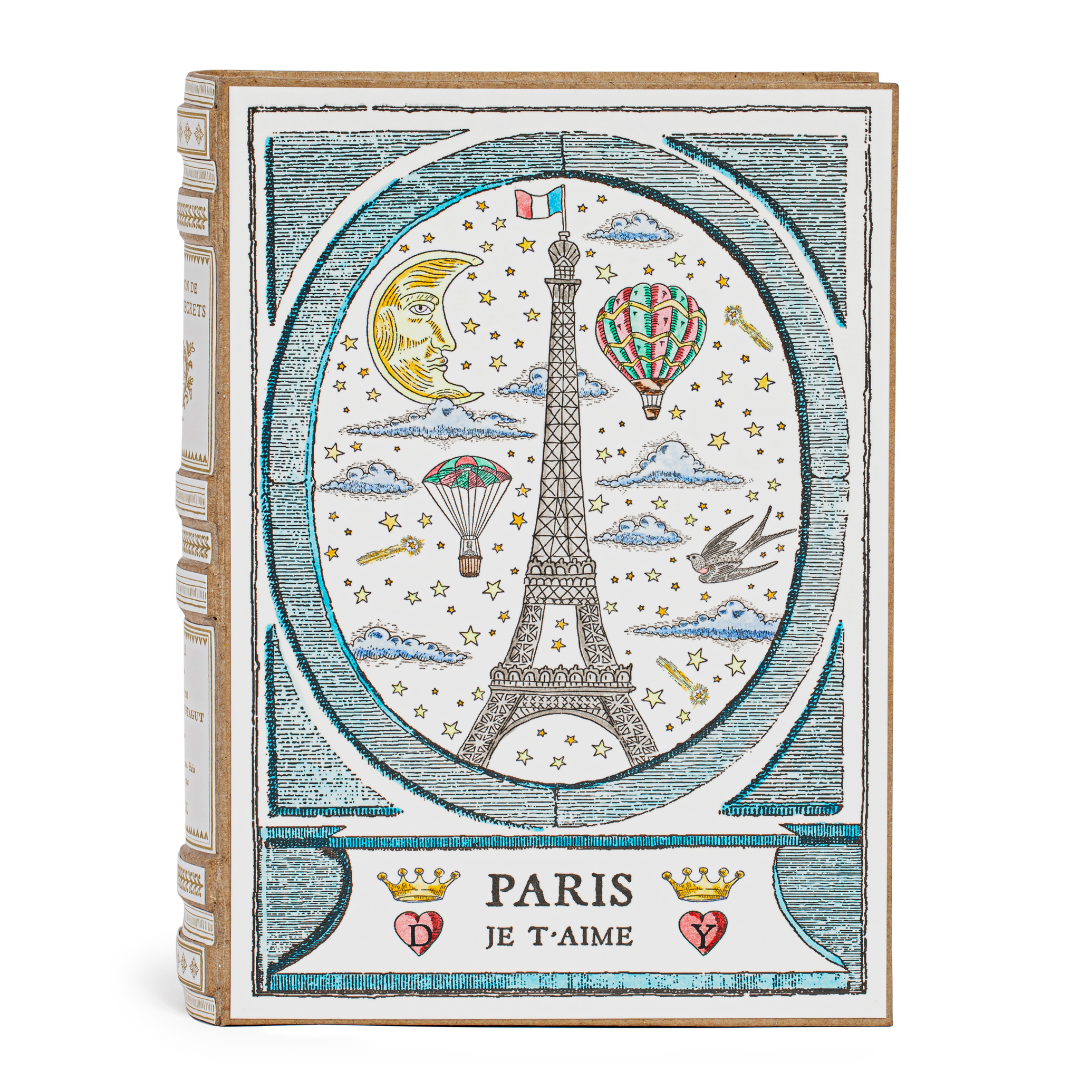 Personalized Secret Book | PARIS JE T'AIME BLUE