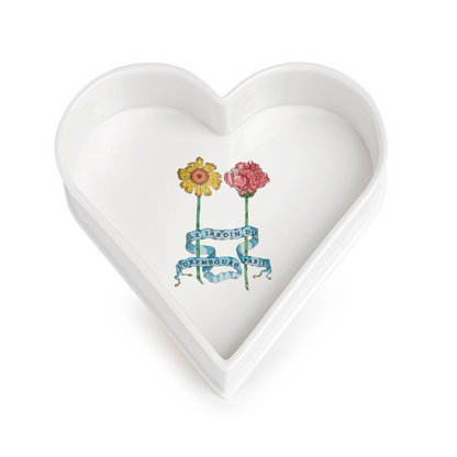 Heart pocket tray | FLOWERS FROM THE GARDEN OF LUXEMBOURG