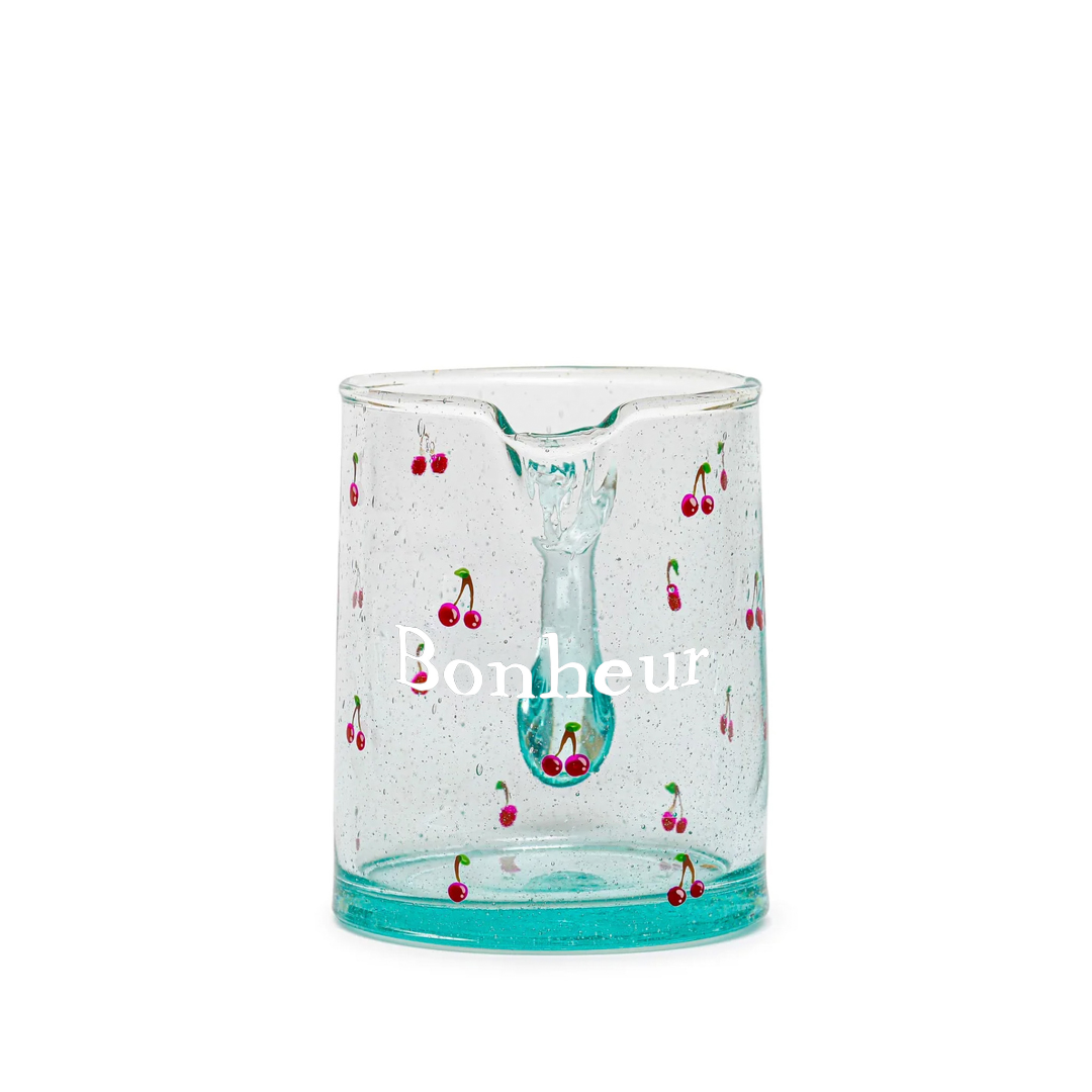 Small hand-painted carafe | ALL CHERRY: HAPPINESS