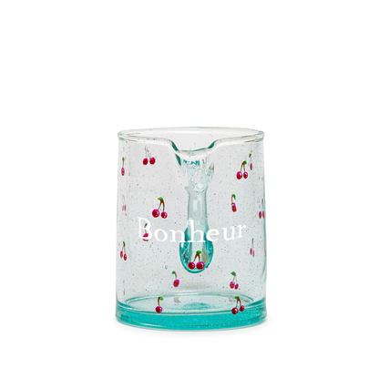 Small hand-painted carafe | ALL CHERRY: HAPPINESS