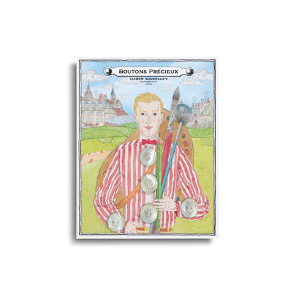 Postcard | Precious Buttons: The Painter