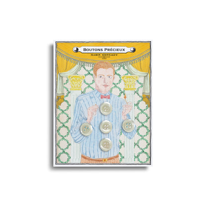Postcard | Precious Buttons: The Dandy