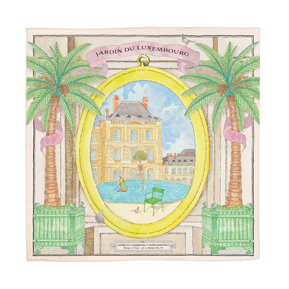 Scarf | Open window onto the Luxembourg Gardens