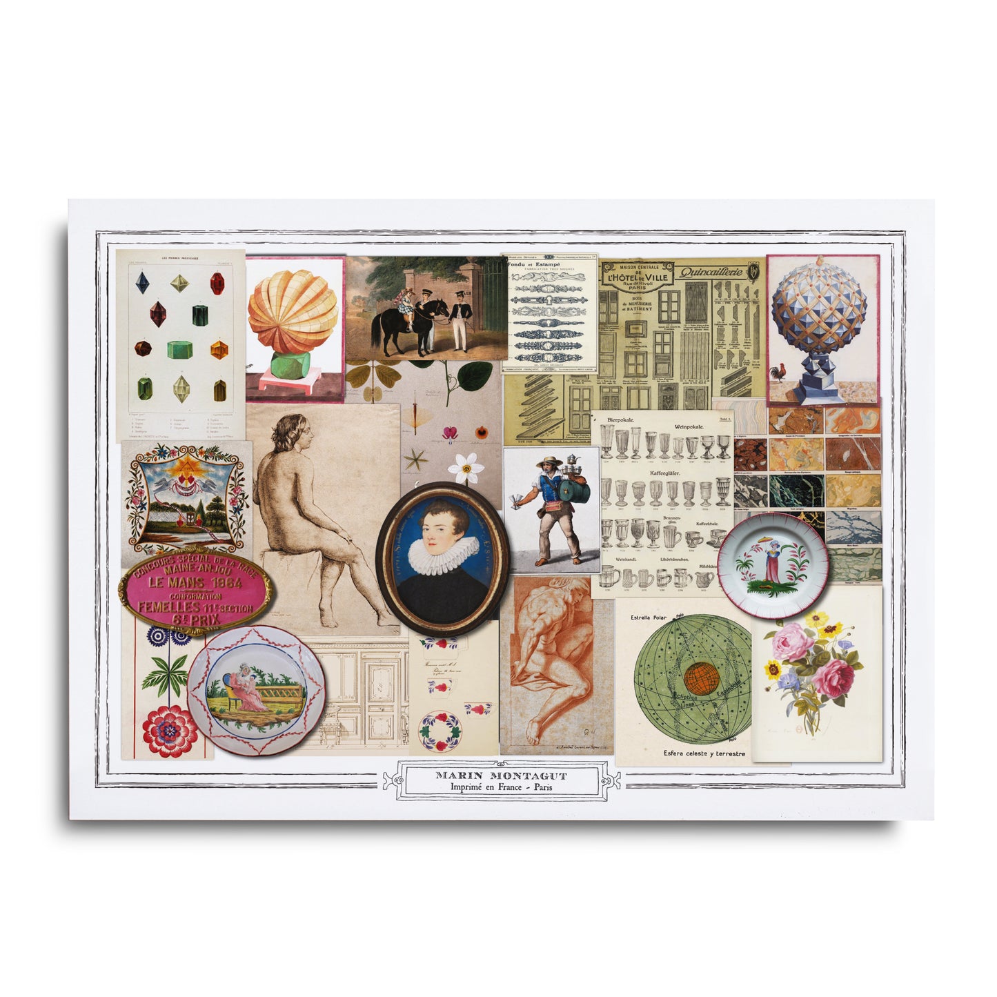 Postcard | SPHERES AND PORTRAITS MOODBOARD