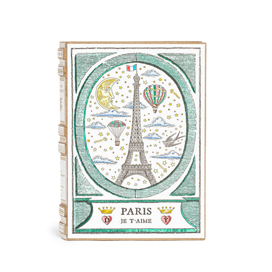 Livre à Secrets Personnalisé | PARIS JE T'AIME VERT