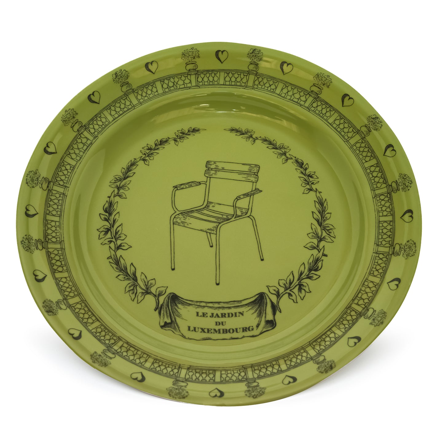 Assiette Parlante | CHAISE DU JARDIN DU LUXEMBOURG VERT