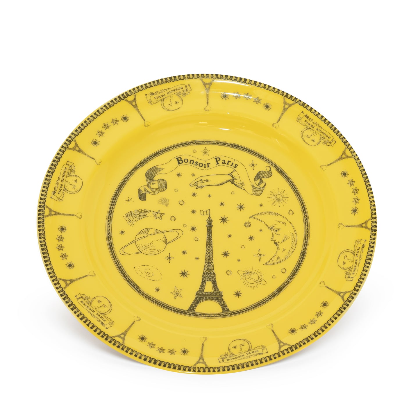 Petite Assiette Parlante | BONSOIR PARIS JAUNE