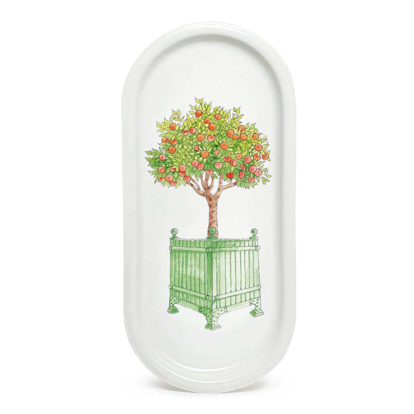 트레이 | 룩셈부르크 정원의 오렌지 나무