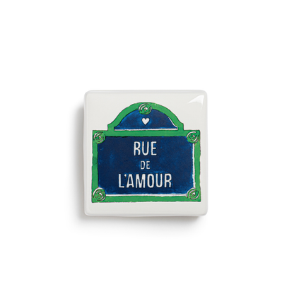 Boîte d’aquarelle en porcelaine | RUE DE L'AMOUR