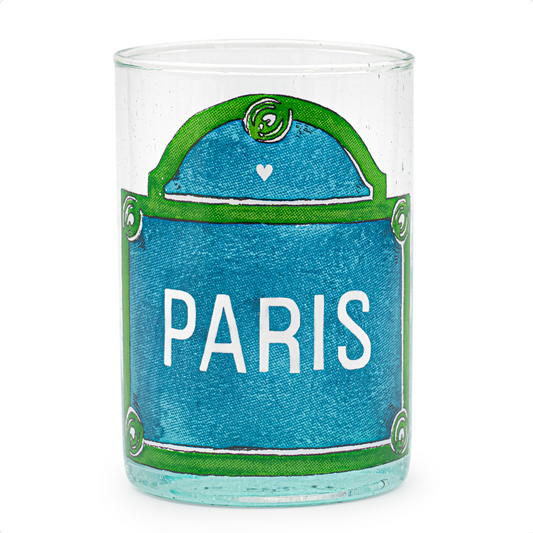 Hand painted glass | PARIS