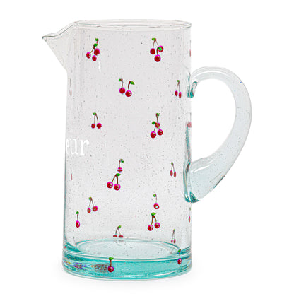 Hand-painted carafe | ALL ABOUT CHERRIES: HAPPINESS