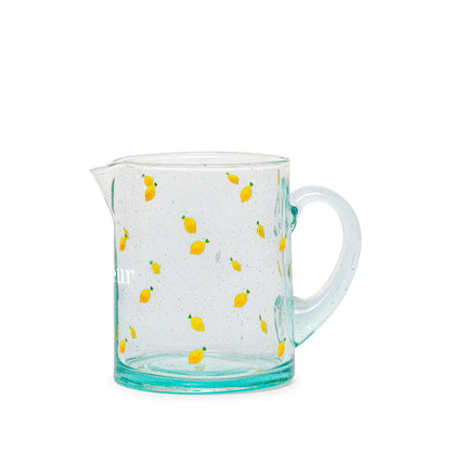 Small hand-painted carafe | ALL ABOUT LEMONS: HAPPINESS