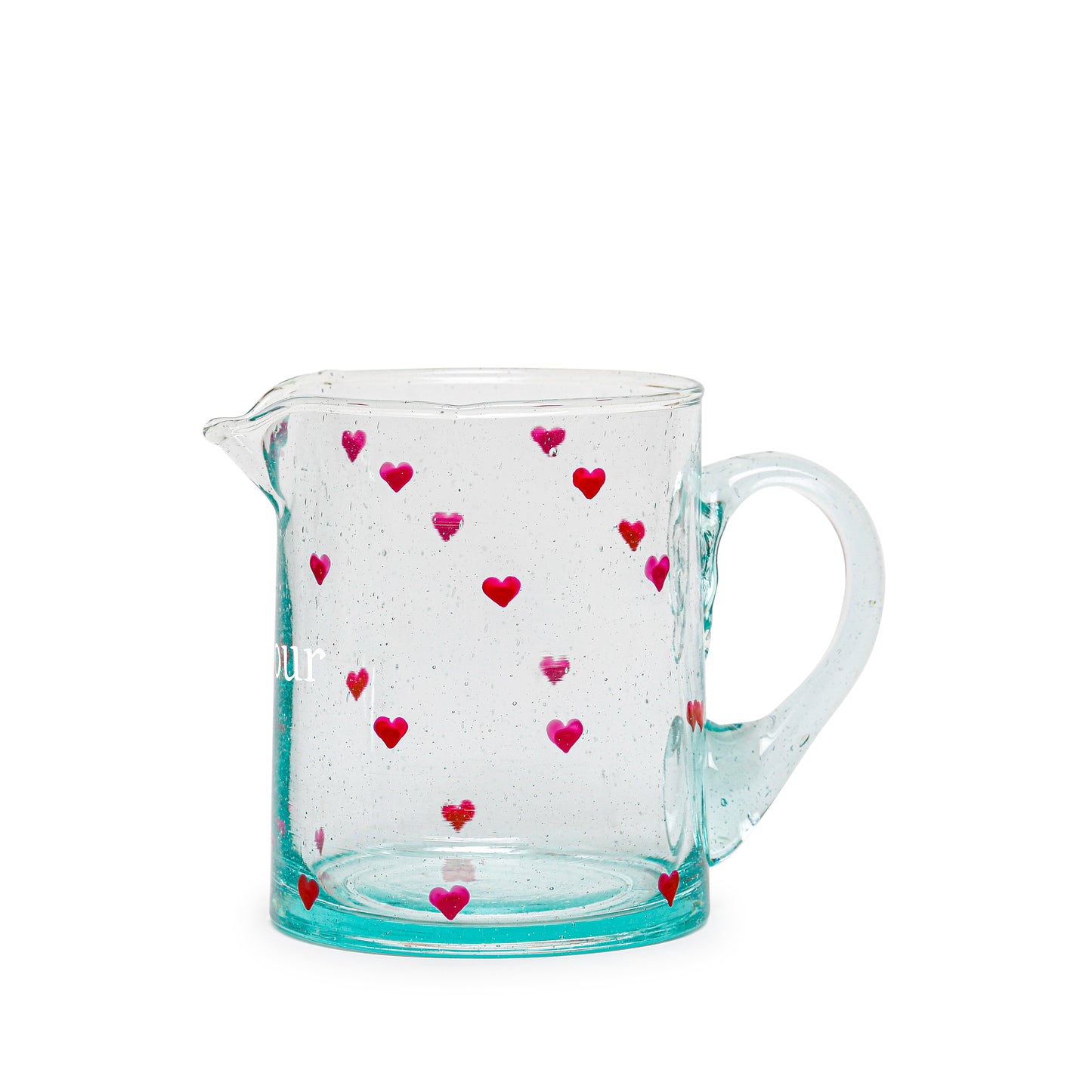 Small hand-painted carafe | ALL HEARTS: LOVE