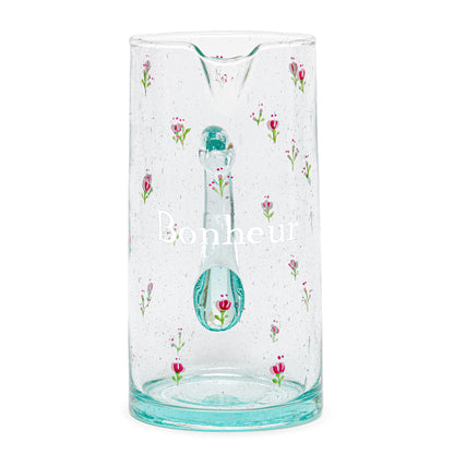 Hand-painted Carafe | ALL IN ROSES: HAPPINESS