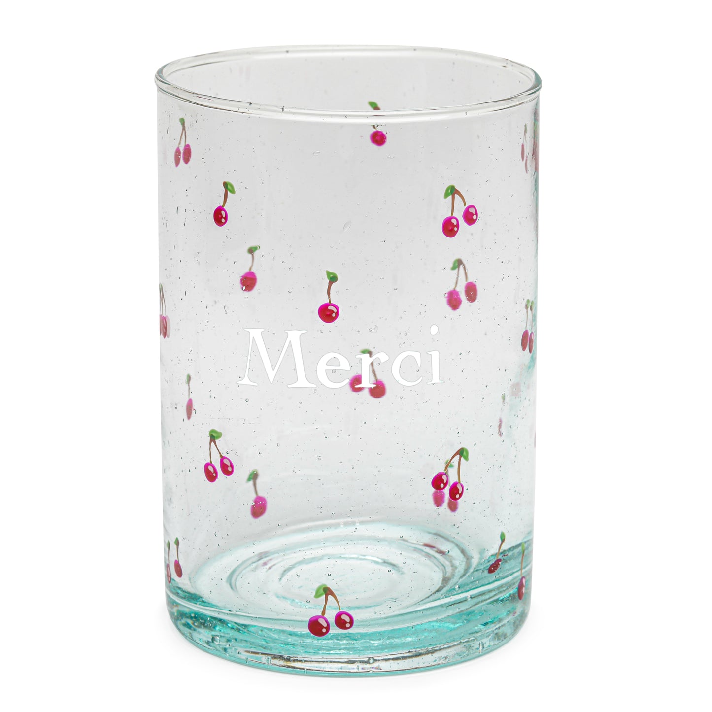 Hand-painted glass | ALL CHERRIES: THANK YOU