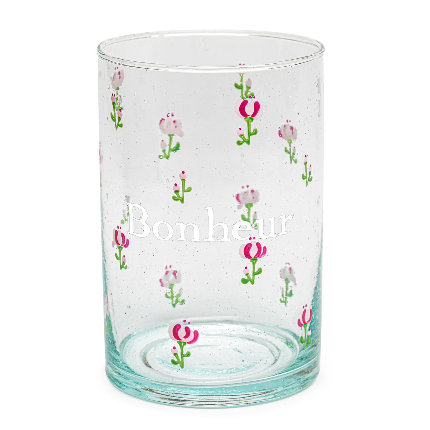 Hand-painted glass | ALL IN ROSES: HAPPINESS