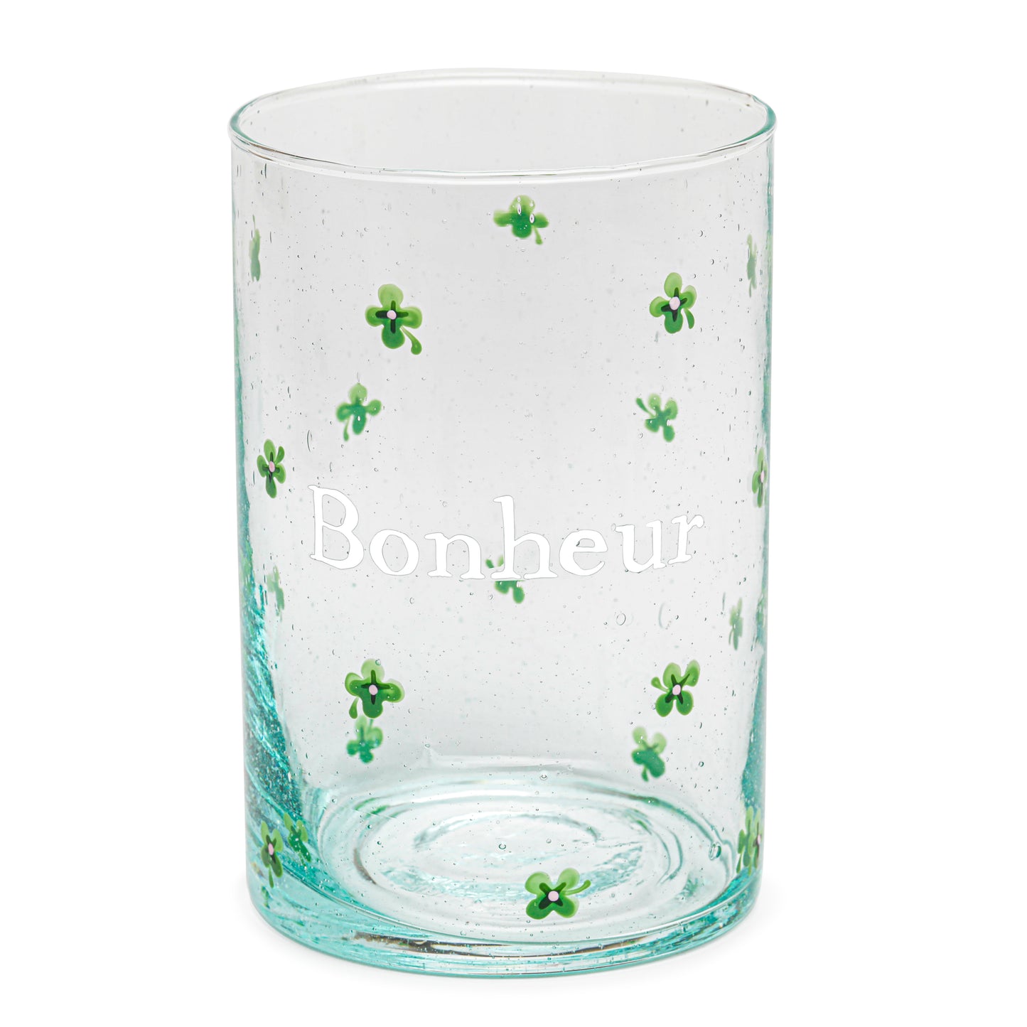 Hand-painted glass | ALL IN CLOVER: LUCK