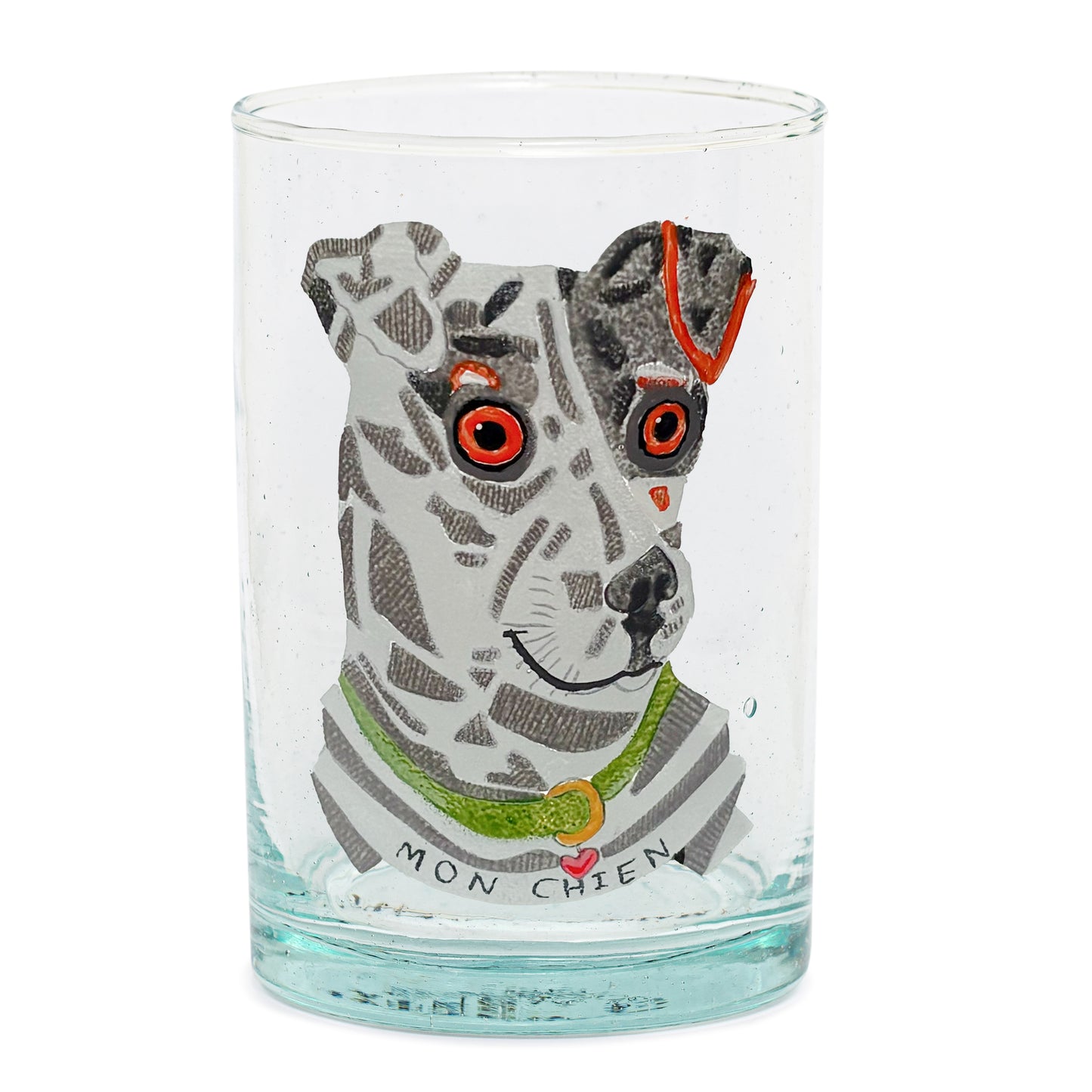Verre peint à la main | MON CHIEN