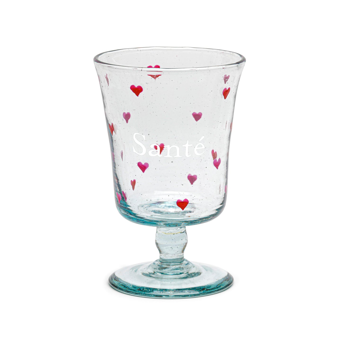 Hand Painted Wine Glass | ALL IN HEARTS: HEALTH