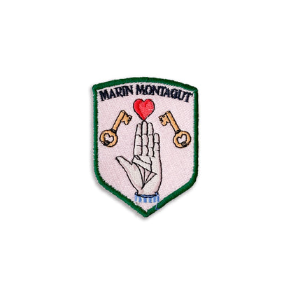 Écusson | COEUR SUR LA MAIN CLÉ