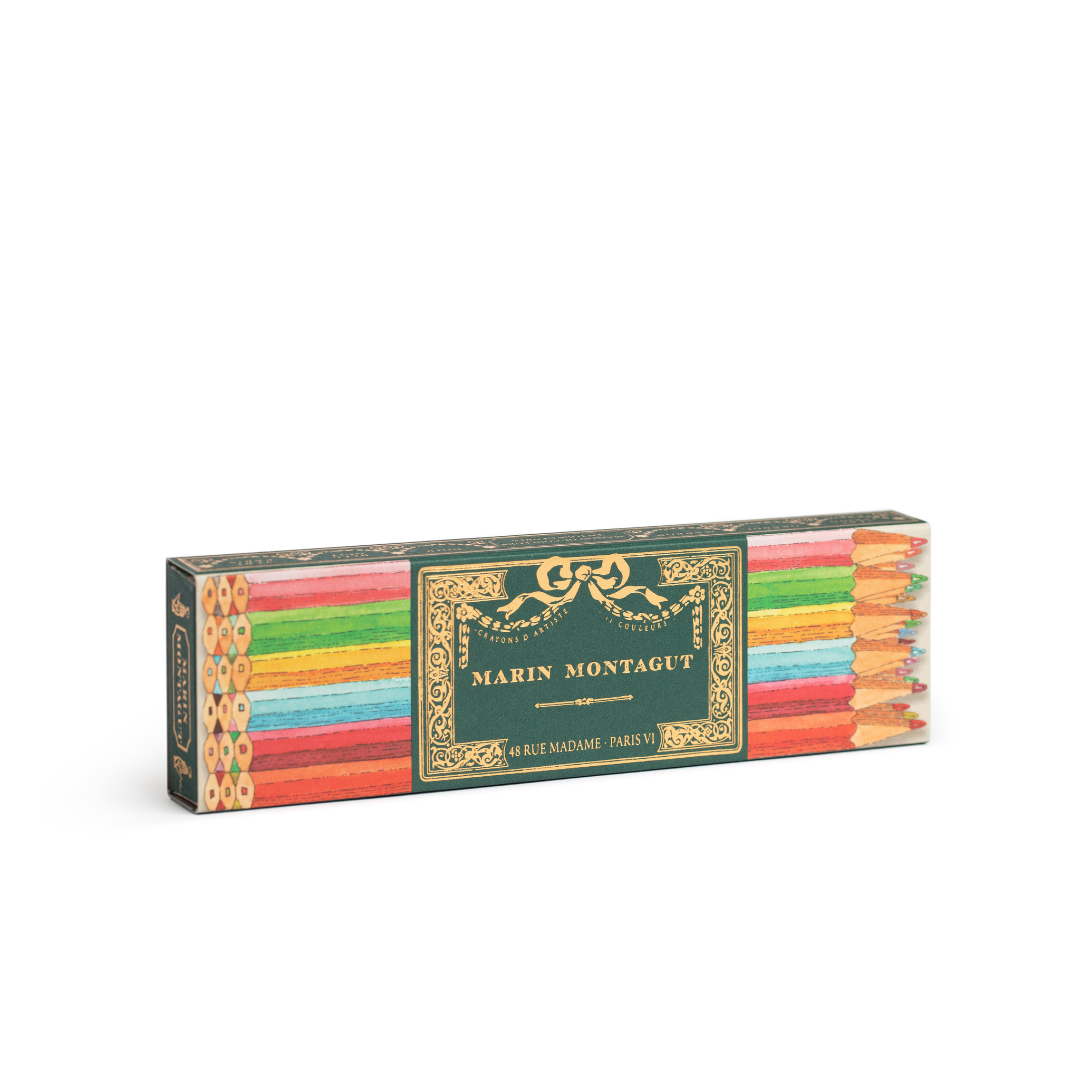 Crayon | Boite 12 crayons de couleur Marin Montagut