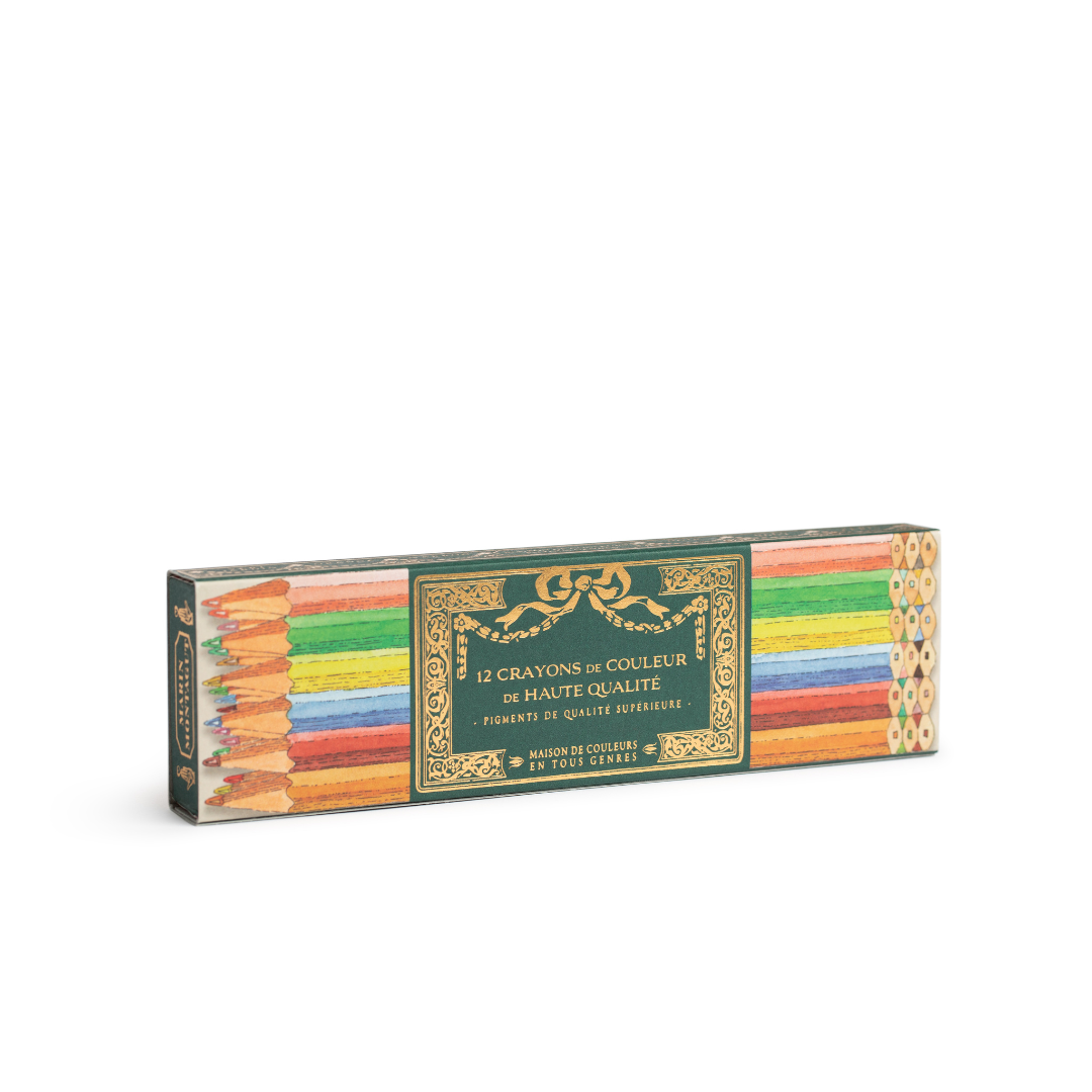 Crayon | Boite 12 crayons de couleur Marin Montagut
