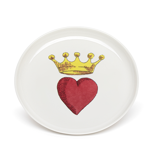 Dessert plate | CROWNED HEART