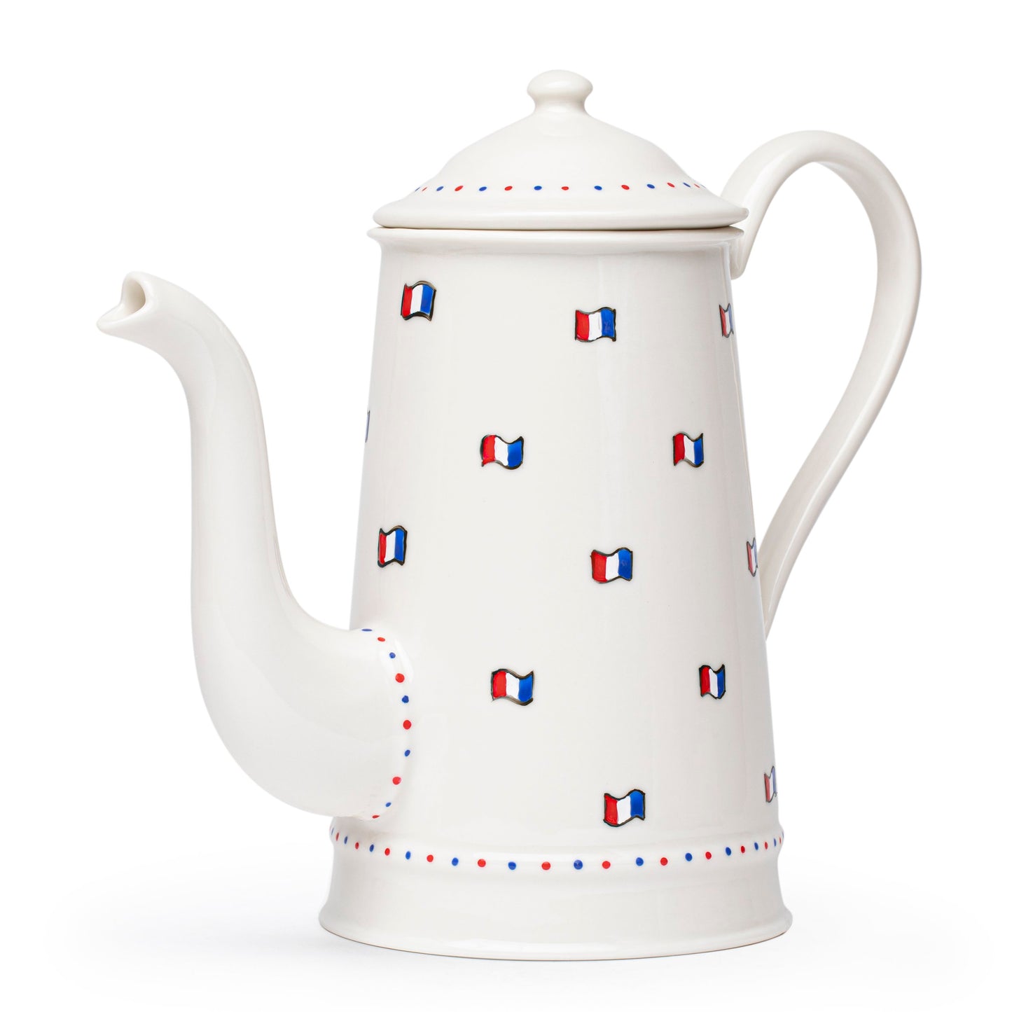 Hand painted teapot | FLAGS