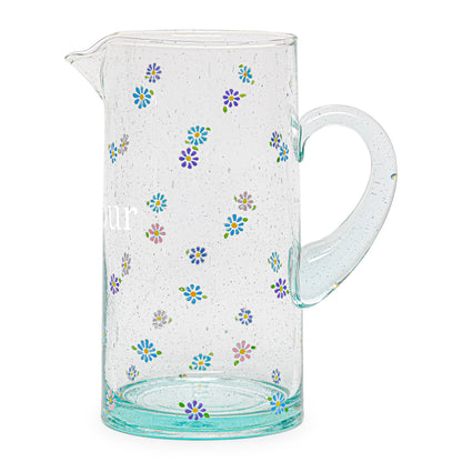 Hand painted decanter | ALL IN DAISIES: LOVE