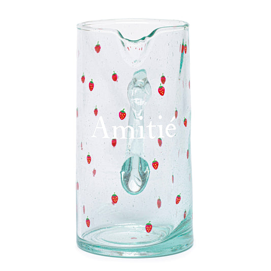 Hand painted decanter | ALL IN STRAWBERRIES: FRIENDSHIP